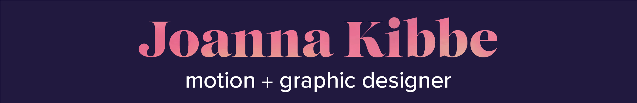Joanna Kibbe brand